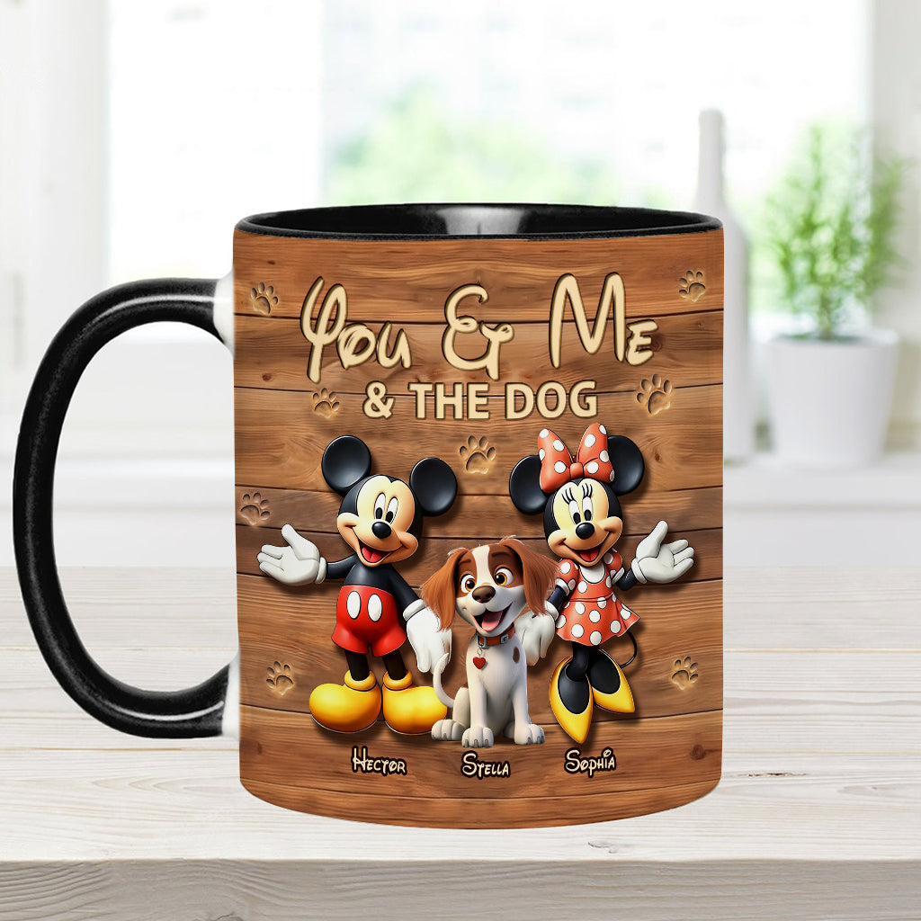 Dog Mom Dog Dad - Personalized Dog Accent Mug