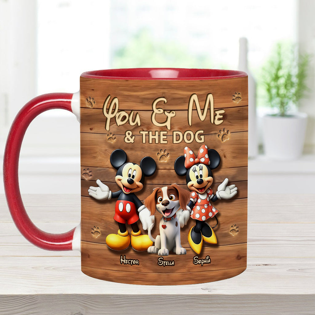 Dog Mom Dog Dad - Personalized Dog Accent Mug