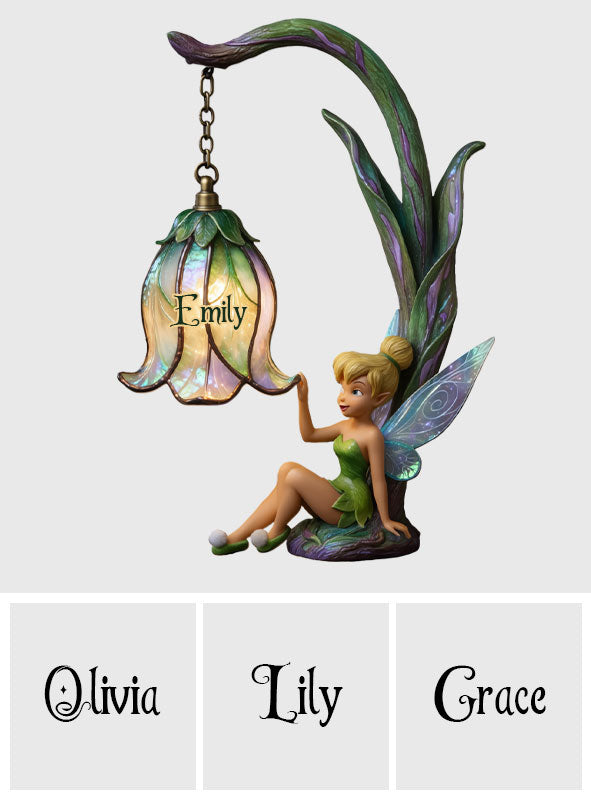 Magical Flower - Personalized Flying Fairy Bookshelf Lamp