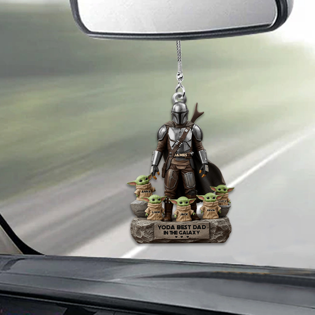 Best Dad, Grandpa, Uncle,... - Personalized The Force Car Ornament