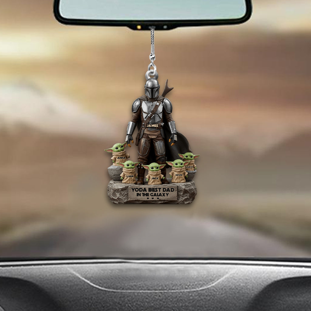 Best Dad, Grandpa, Uncle,... - Personalized The Force Car Ornament