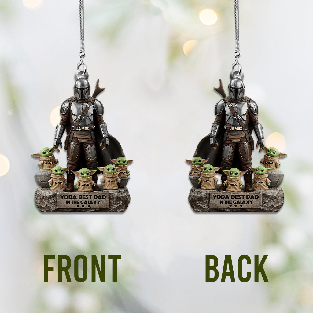 Best Dad, Grandpa, Uncle,... - Personalized The Force Car Ornament