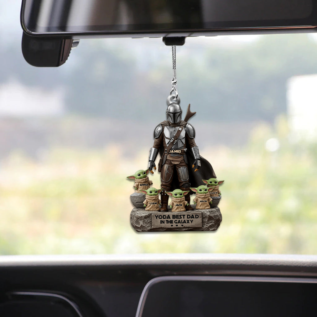 Best Dad, Grandpa, Uncle,... - Personalized The Force Car Ornament