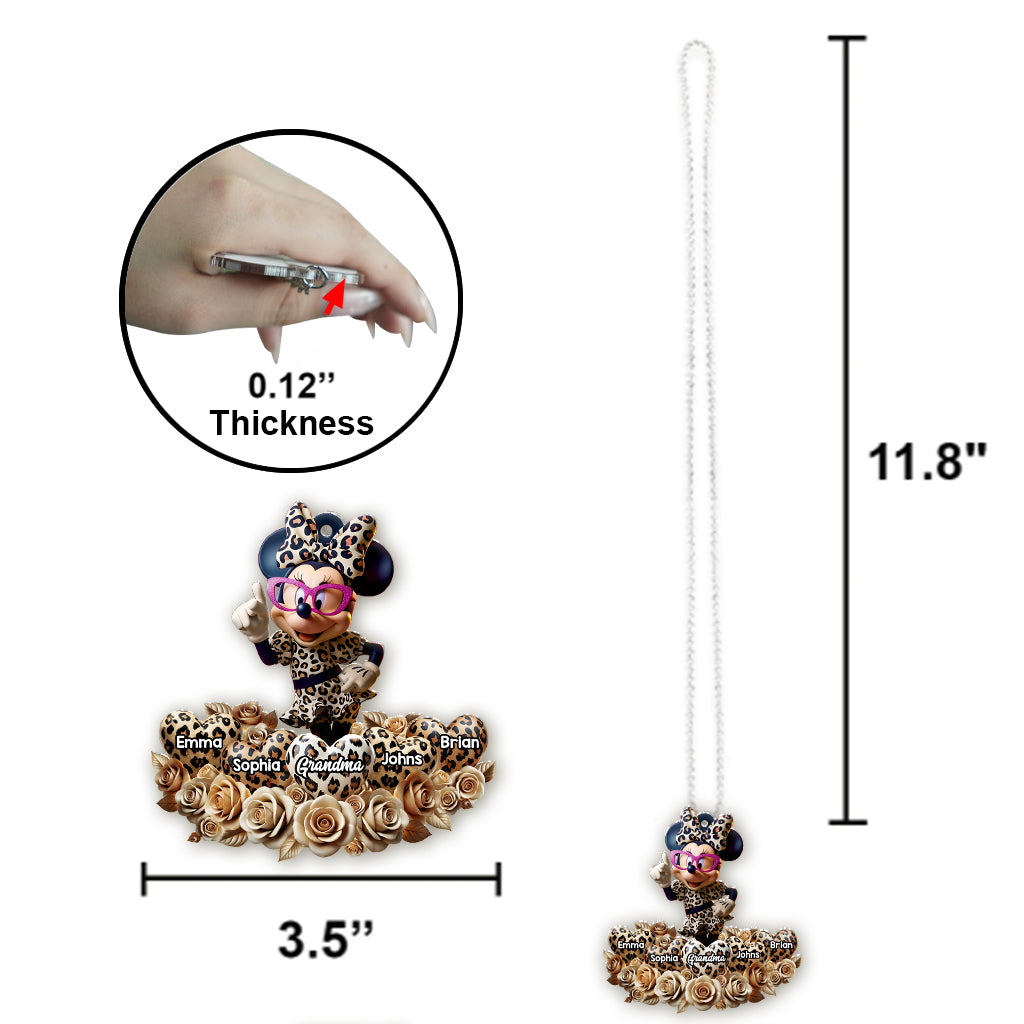 Magical Mouse Mama - Personalized Mouse Car Ornament