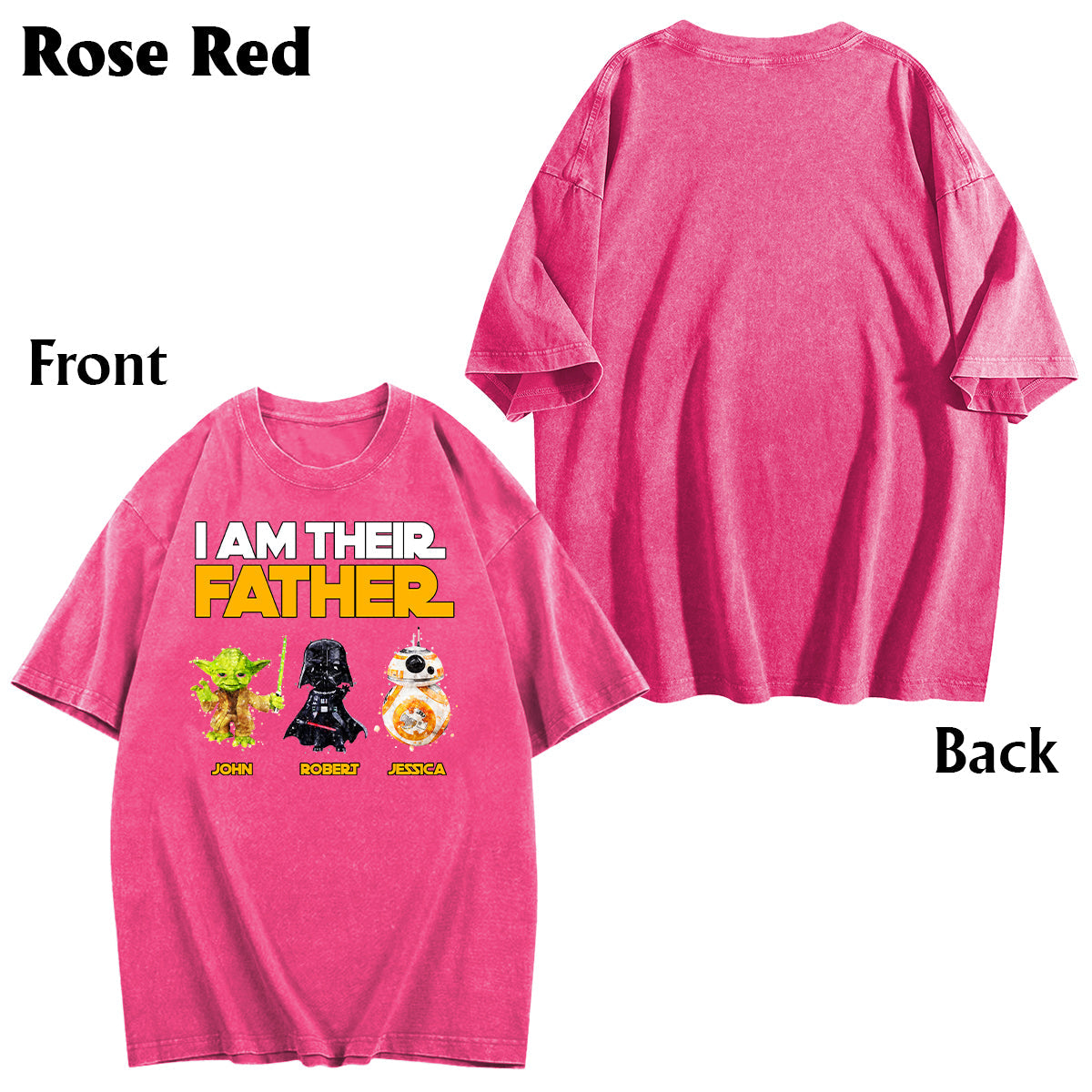 I Am Their Father - Personalized Father Wash T-shirt