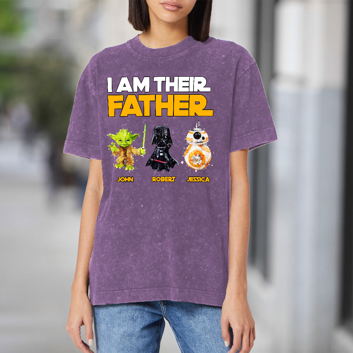 I Am Their Father - Personalized Father Wash T-shirt
