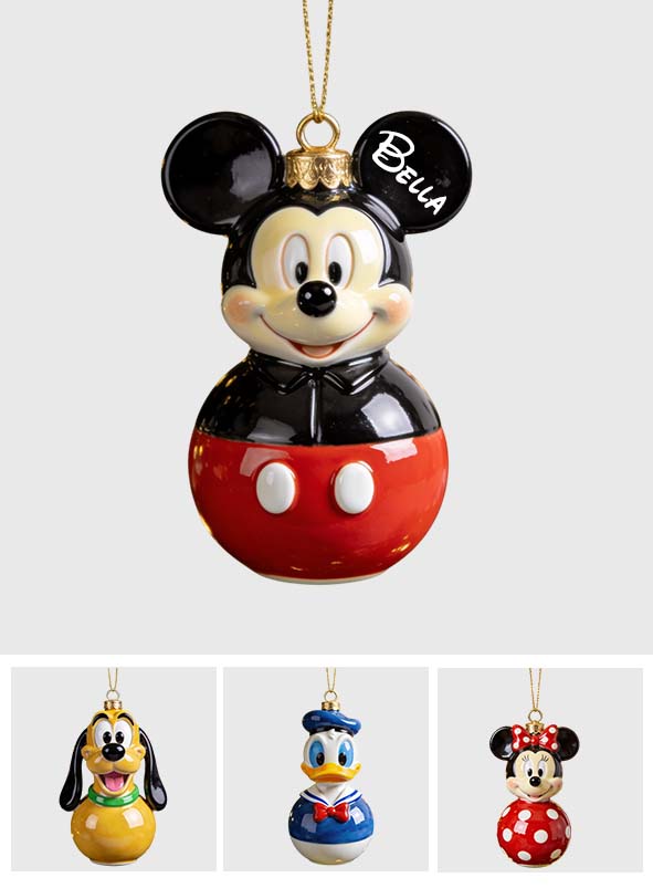 Magical Friends - Personalized Mouse Premium 3D Ornament