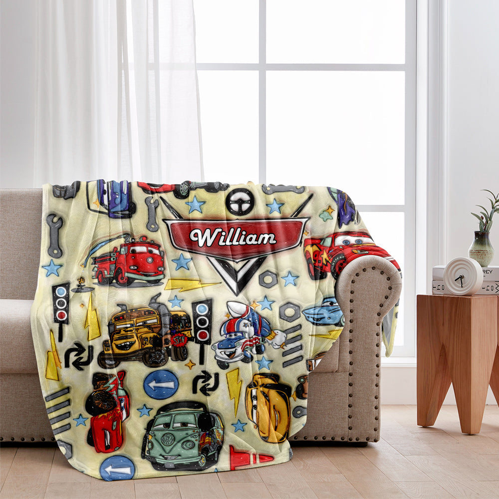 I'm Faster Than Fast - Personalized Cars Blanket