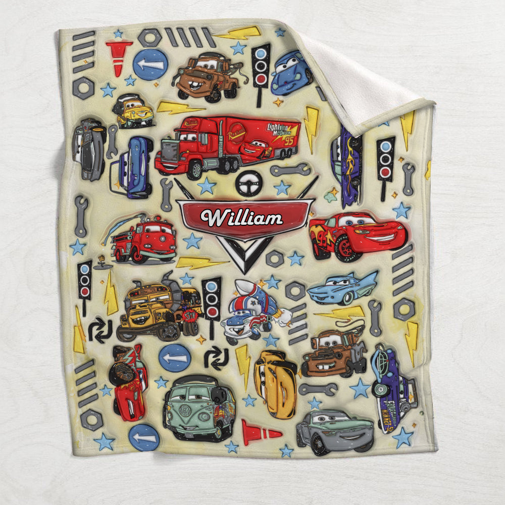 I'm Faster Than Fast - Personalized Cars Blanket