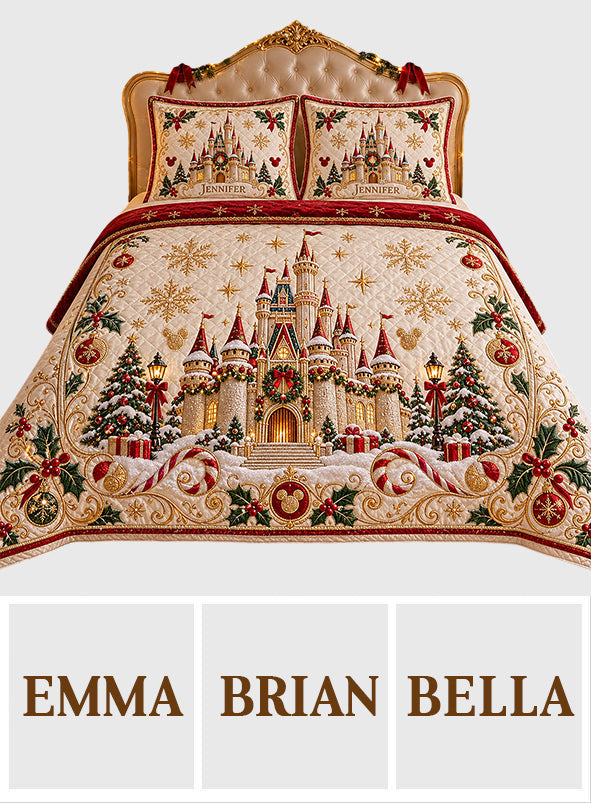Magical Christmas - Personalized Dream Trip Quilt Set