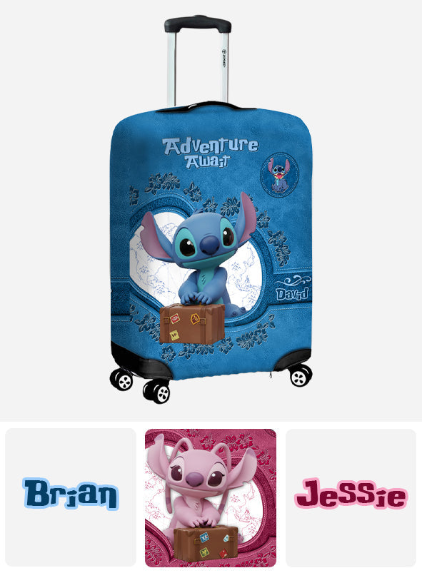 Ohana Adventure Awaits - Personalized Ohana Luggage Cover