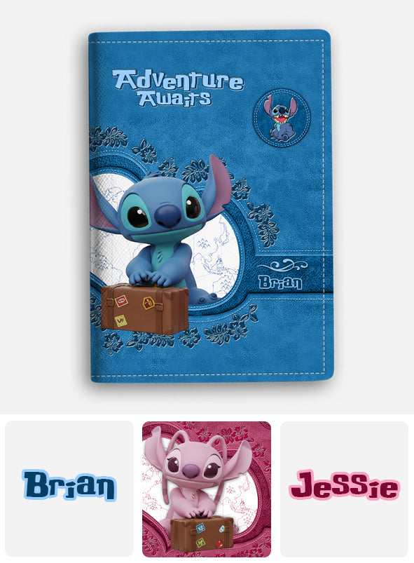 Ohana Adventure Awaits - Personalized Ohana Passport Holder