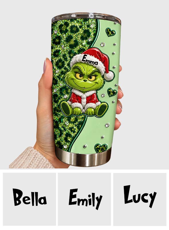 Merry Greenmas - Personalized Stole Christmas Tumbler