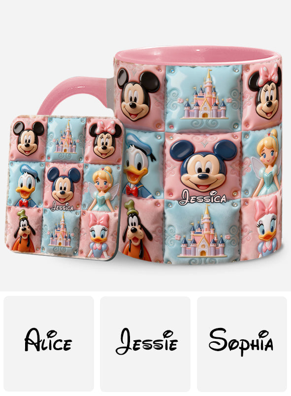 Magic Friends - Personalized Mouse Accent Mug & Coaster