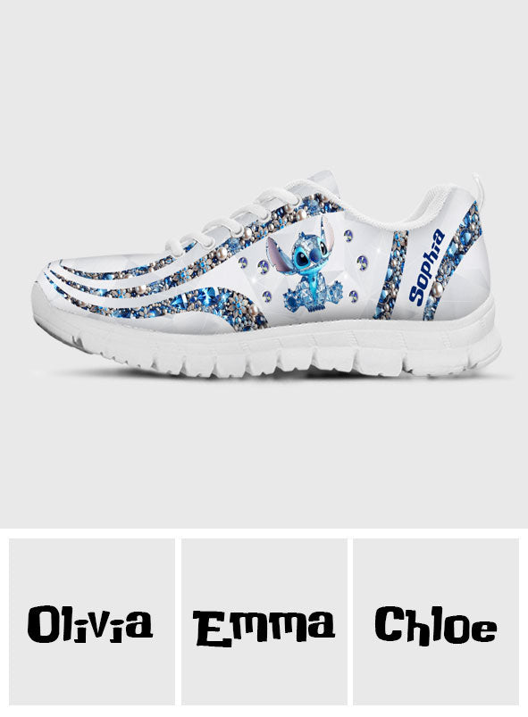 Lovely Blue Ohana - Personalized Ohana Sneakers