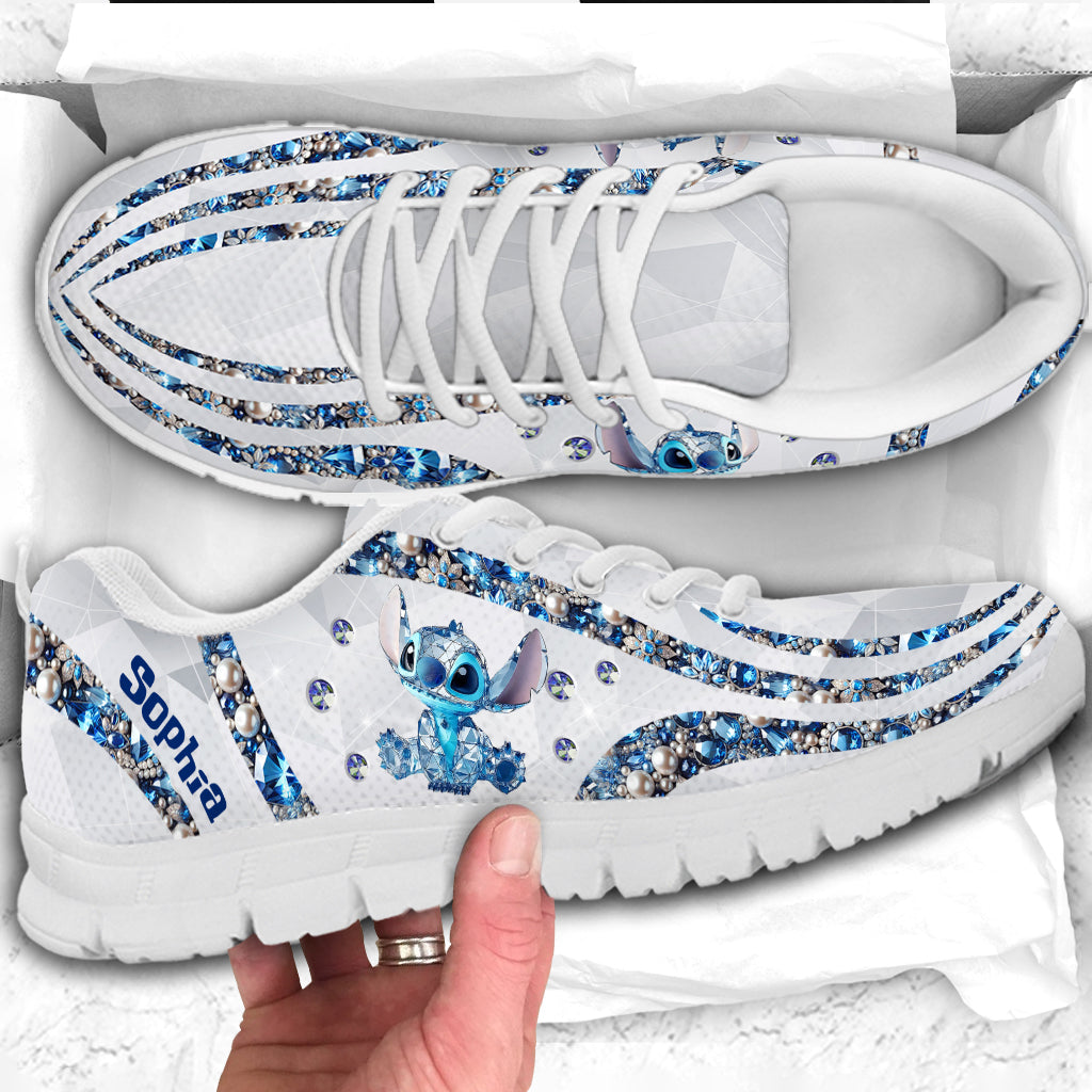 Lovely Blue Ohana - Personalized Ohana Sneakers