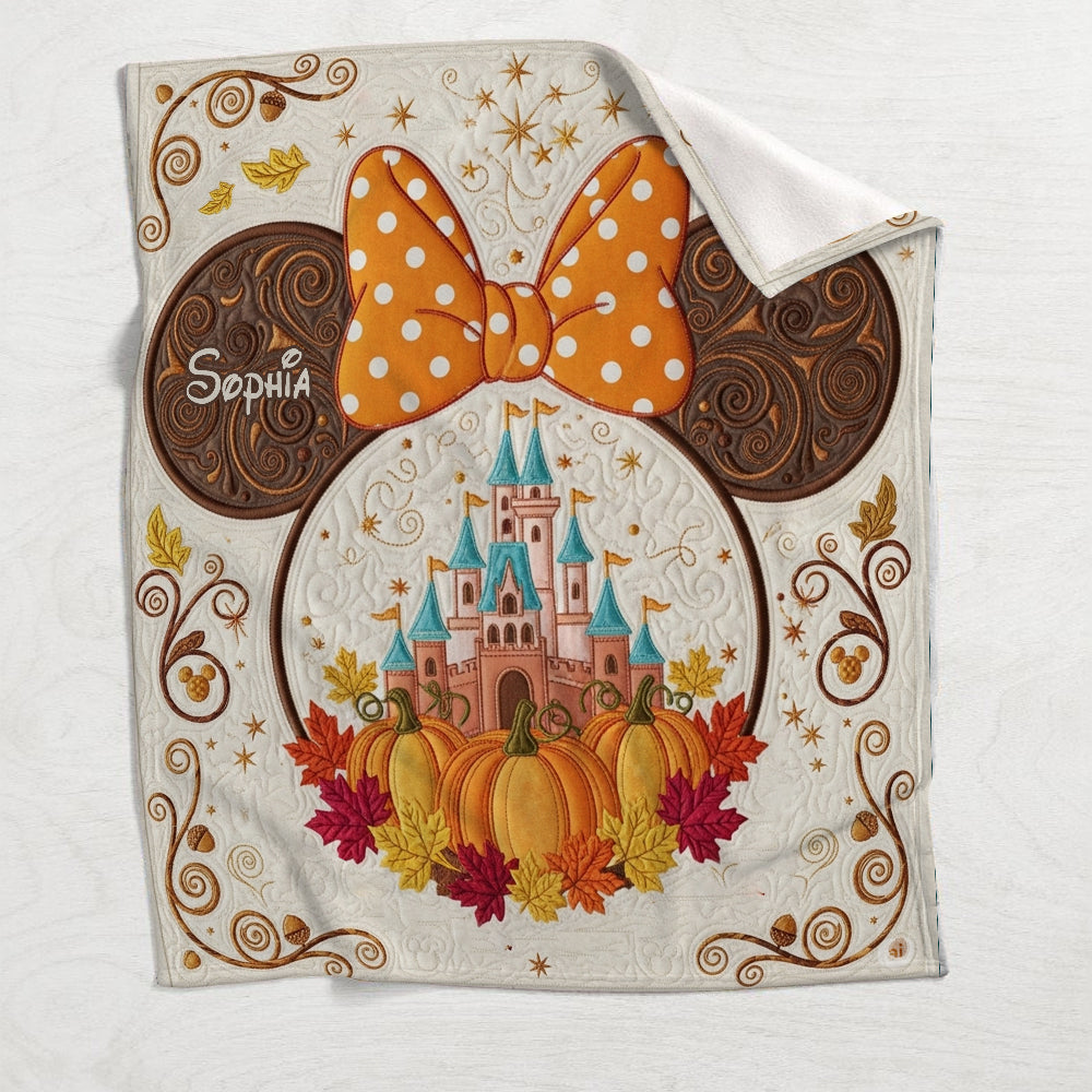 It's The Most Wonderful Time Of The Year - Personalized Mouse Blanket