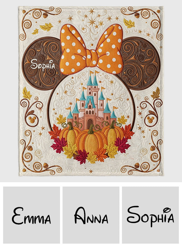 It's The Most Wonderful Time Of The Year - Personalized Mouse Blanket