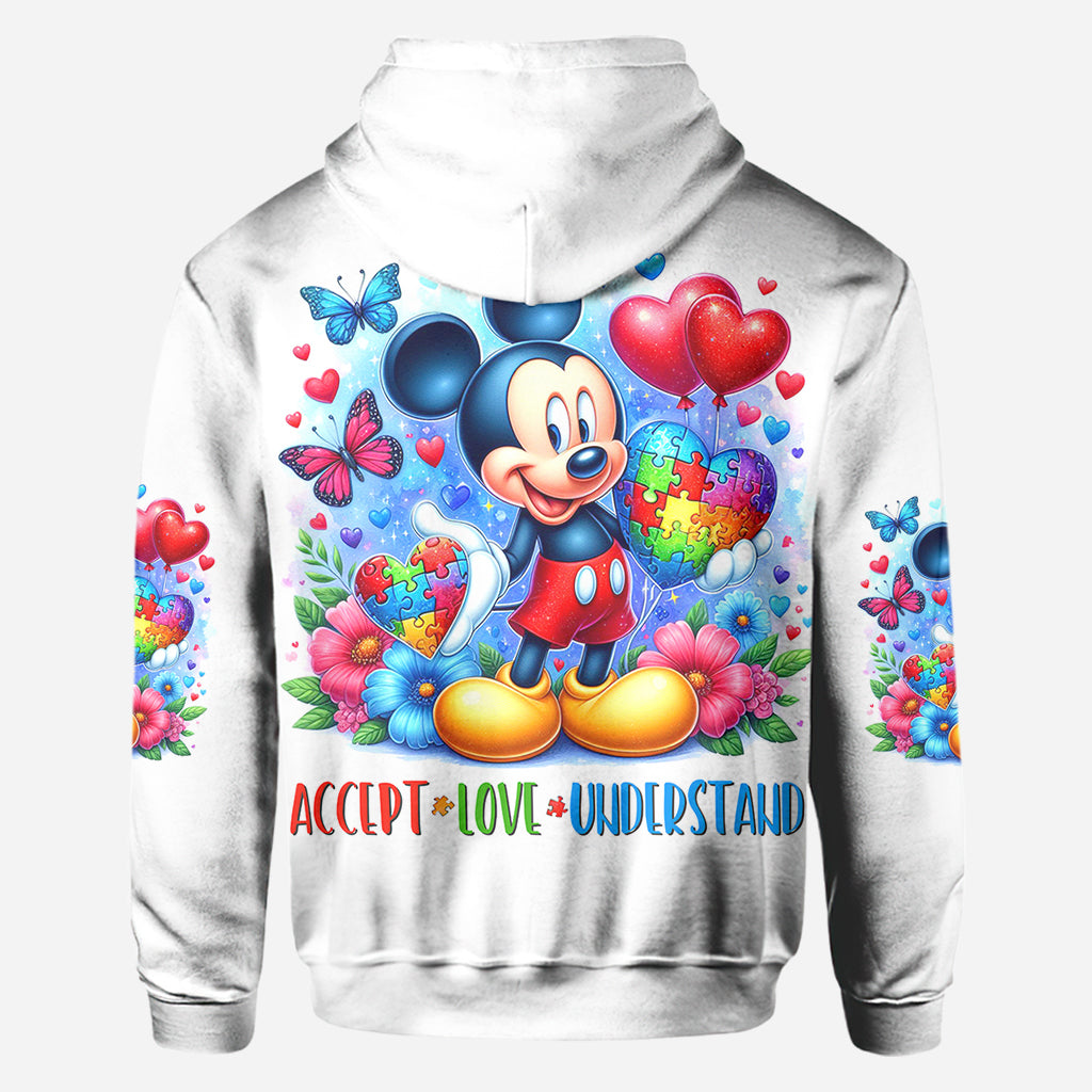 Accept Understand Love - Personalized Autism Awareness All Over Shirt