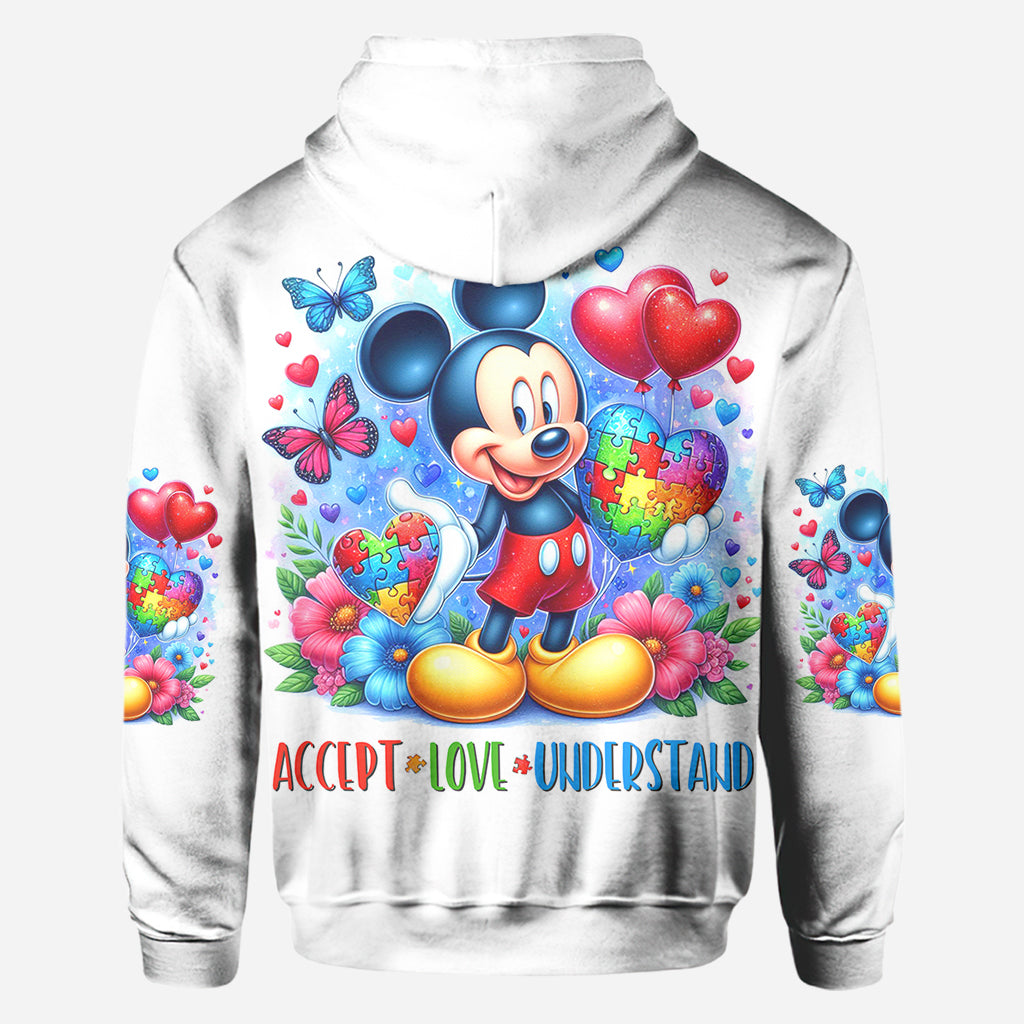 Accept Understand Love - Personalized Autism Awareness All Over Shirt