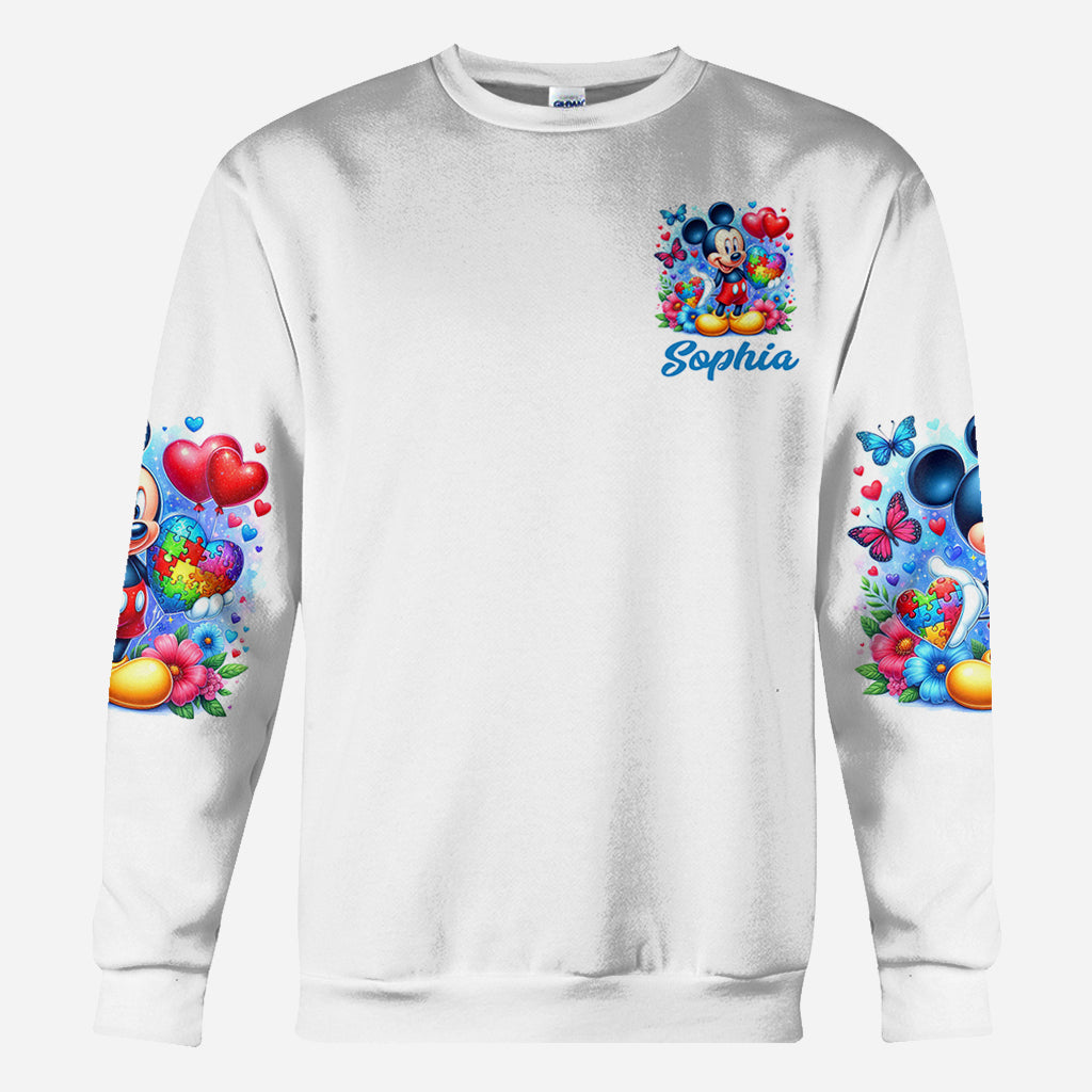 Accept Understand Love - Personalized Autism Awareness All Over Shirt