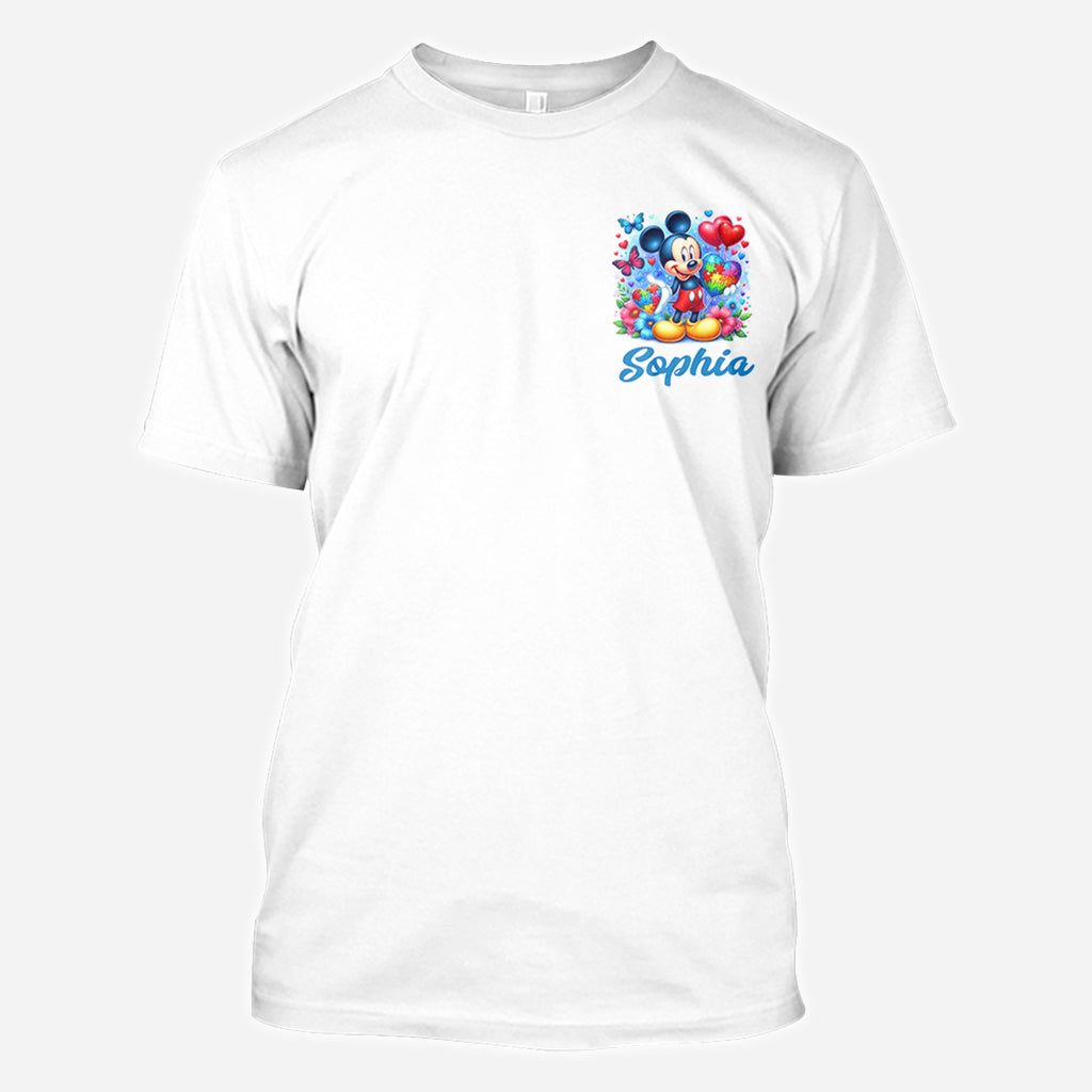 Accept Understand Love - Personalized Autism Awareness All Over Shirt
