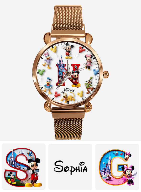 Magical World - Personalized Mouse Women Hand Watch