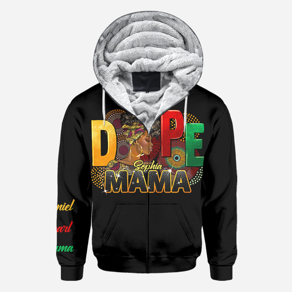 Dope Mama - Personalized African American All Over Shirt