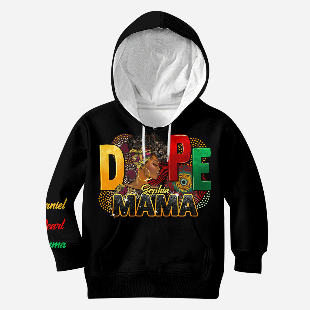 Dope Mama - Personalized African American All Over Shirt