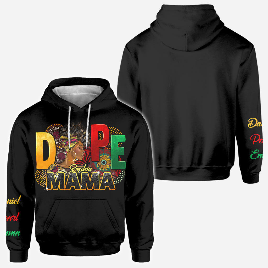 Dope Mama - Personalized African American All Over Shirt