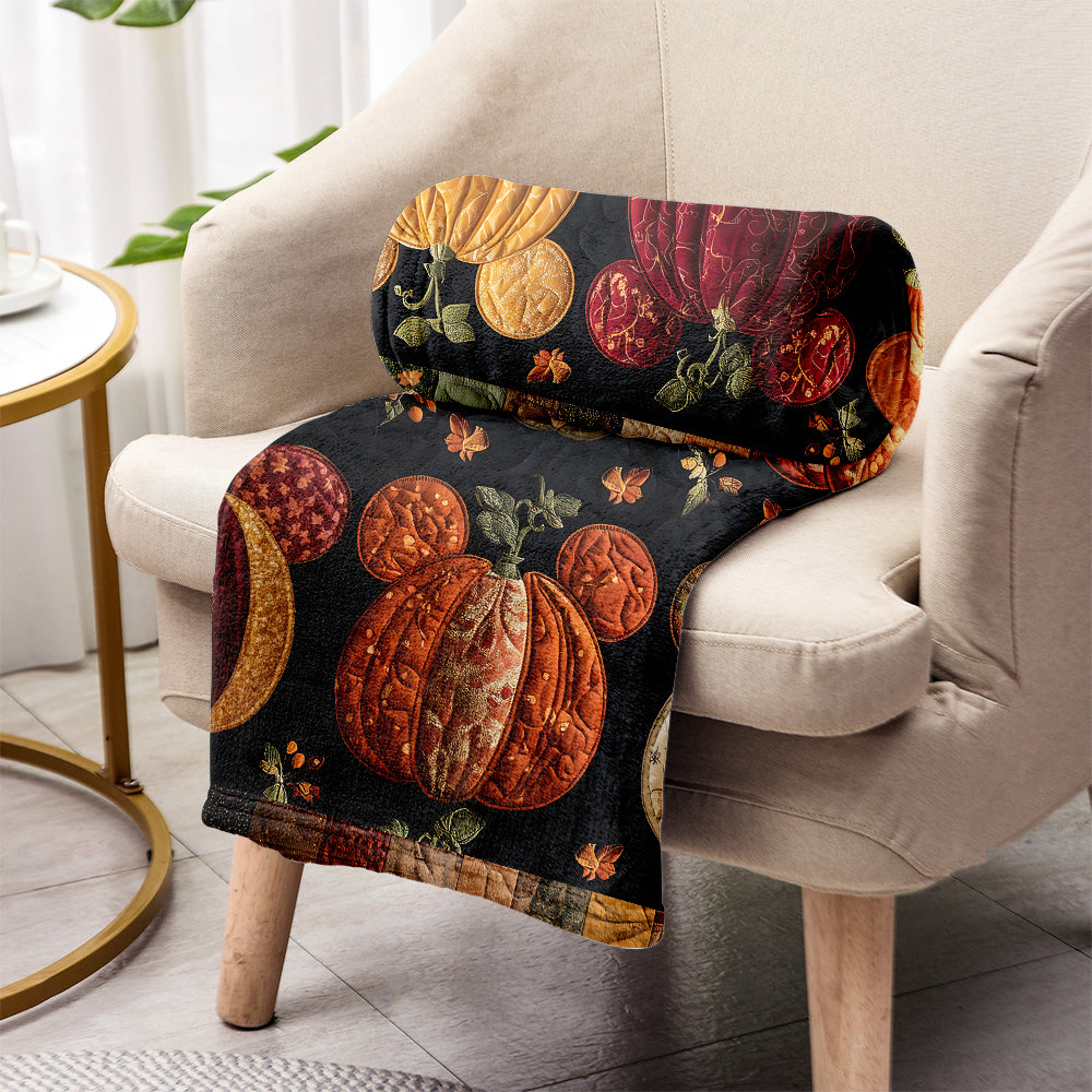 Hello Fall - Personalized Mouse Blanket