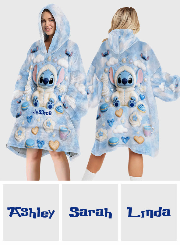 Ohana Means Family - Personalized Ohana Blanket Hoodie