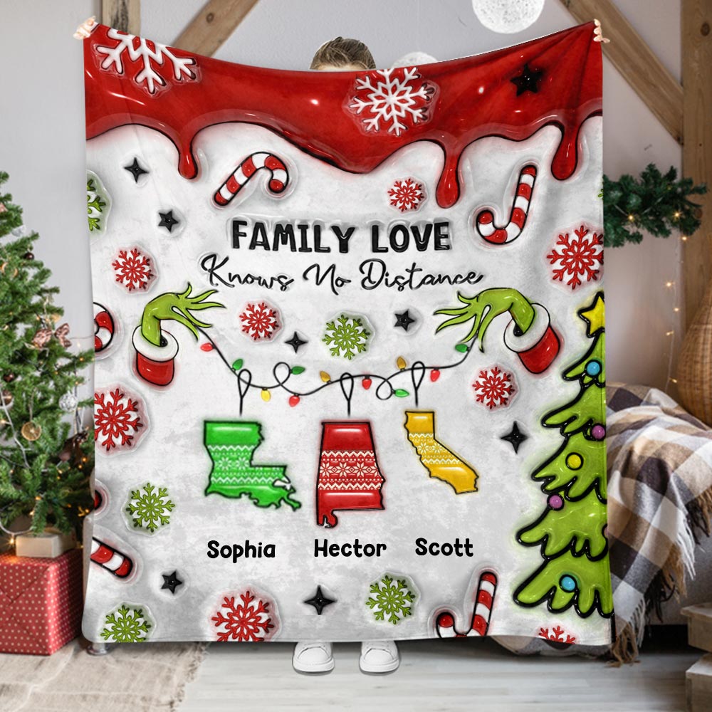 Family Love - Personalized Family Blanket