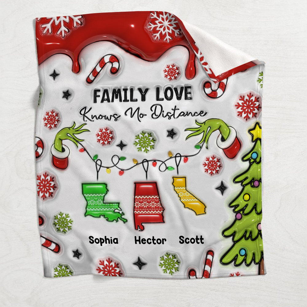 Family Love - Personalized Family Blanket