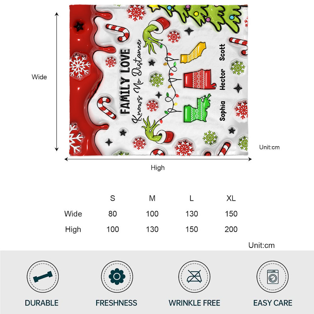Family Love - Personalized Family Blanket