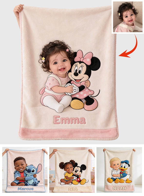Magical Friends - Personalized Mouse Blanket