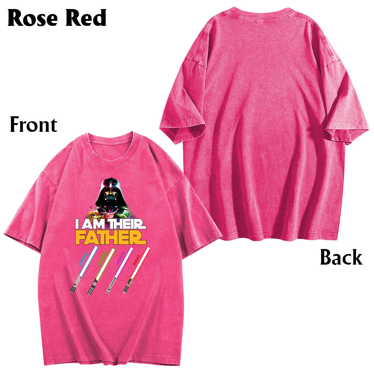 I Am Their Father - Personalized Father Wash T-shirt
