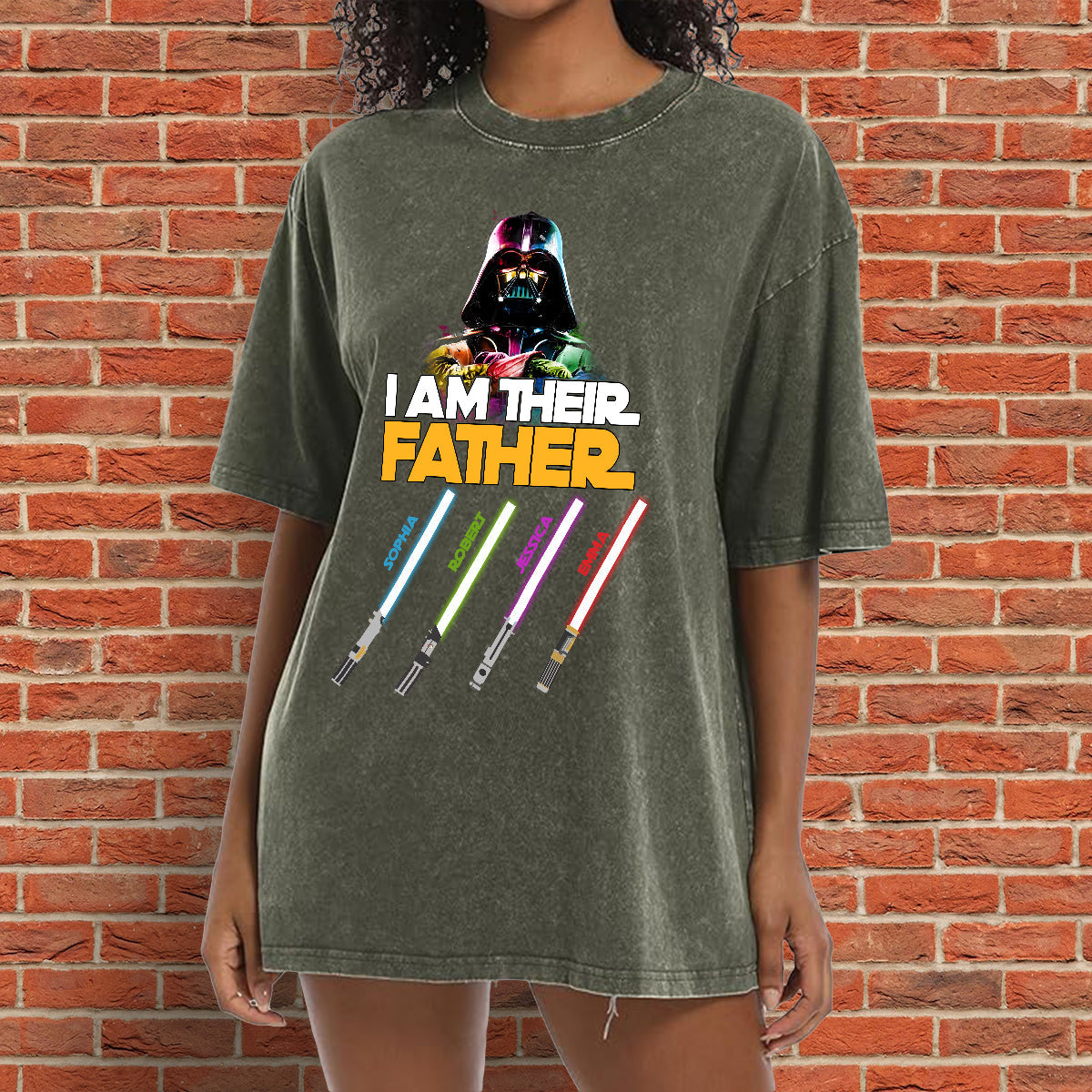 I Am Their Father - Personalized Father Wash T-shirt