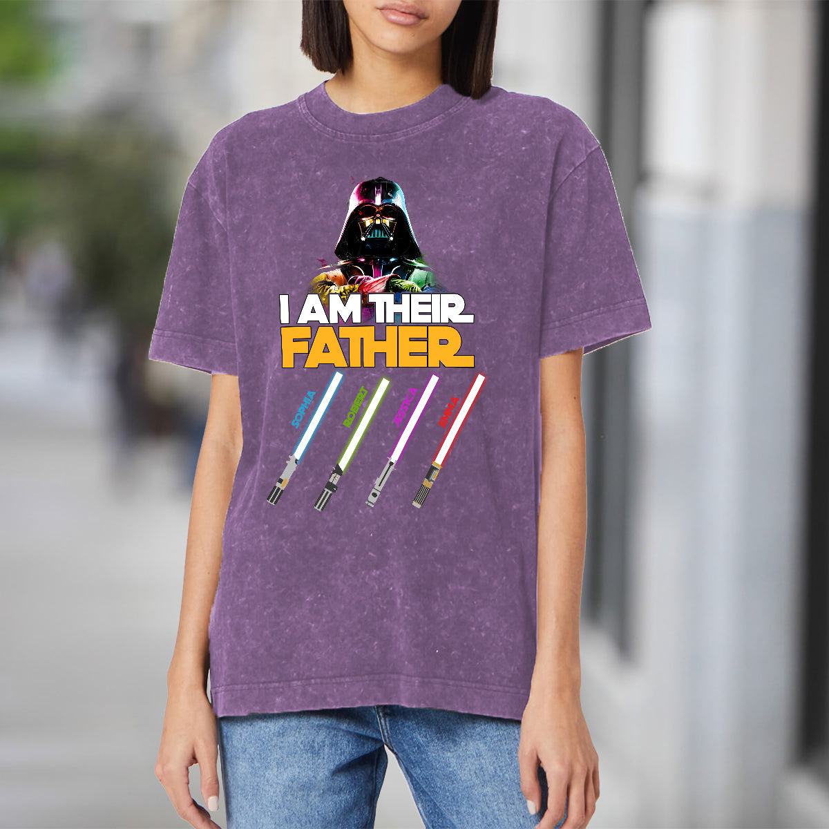 I Am Their Father - Personalized Father Wash T-shirt