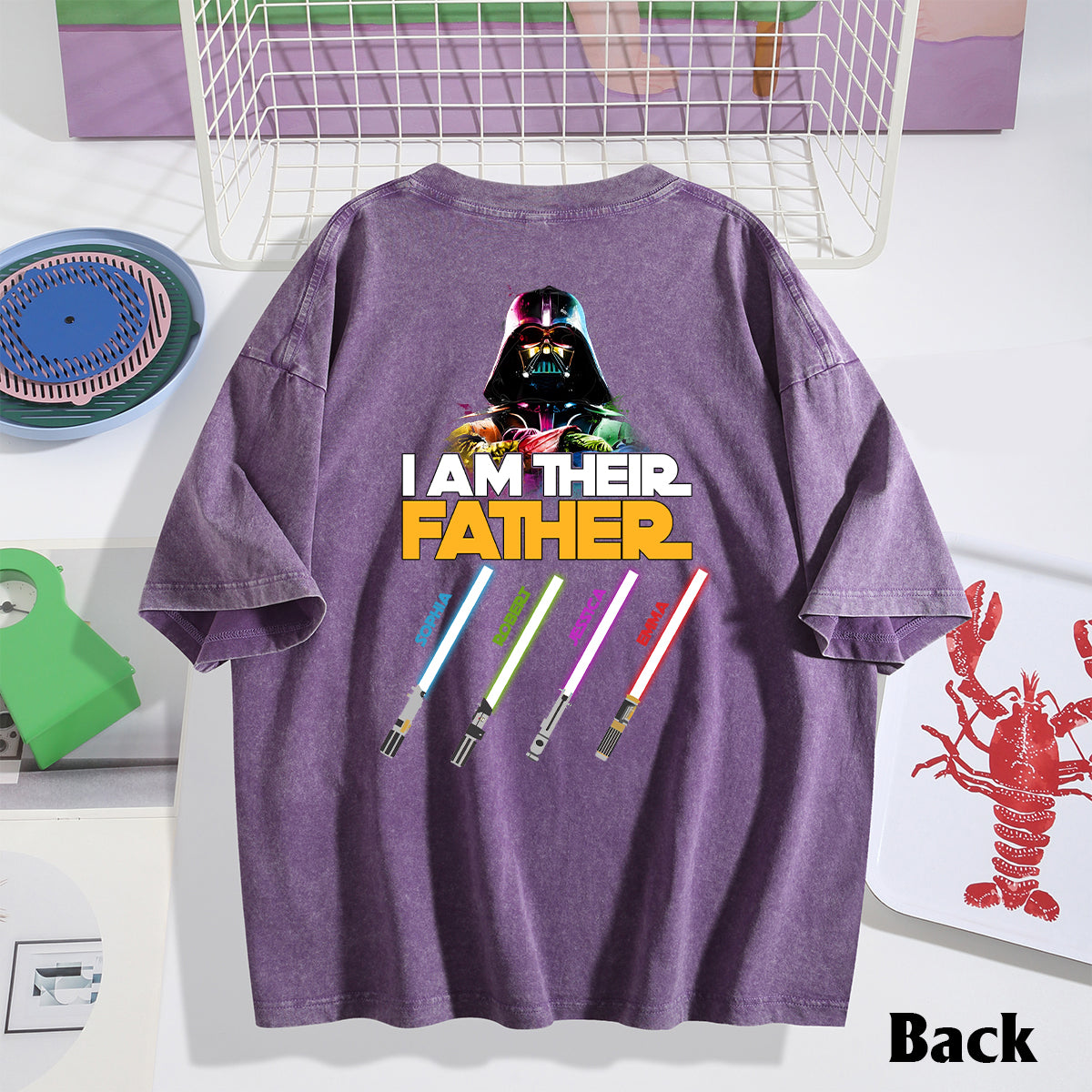 I Am Their Father - Personalized Father Wash T-shirt