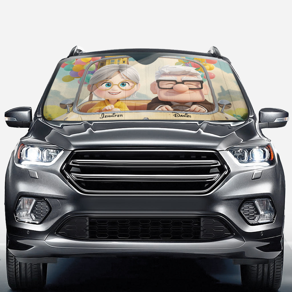 You Are My Adventure - Personalized Mouse Car Sunshade