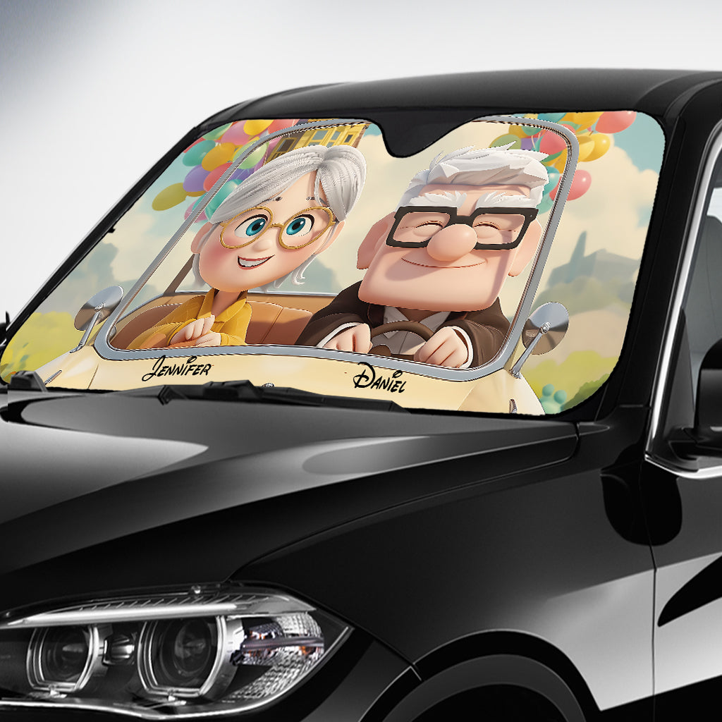 You Are My Adventure - Personalized Mouse Car Sunshade