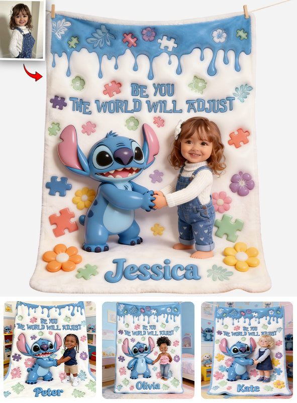 Be You - Personalized Autism Awareness Blanket