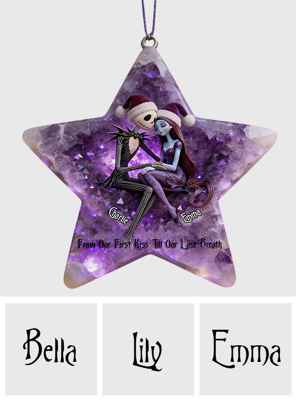 From Our First Kiss - Personalized Nightmare Premium 3D Ornament