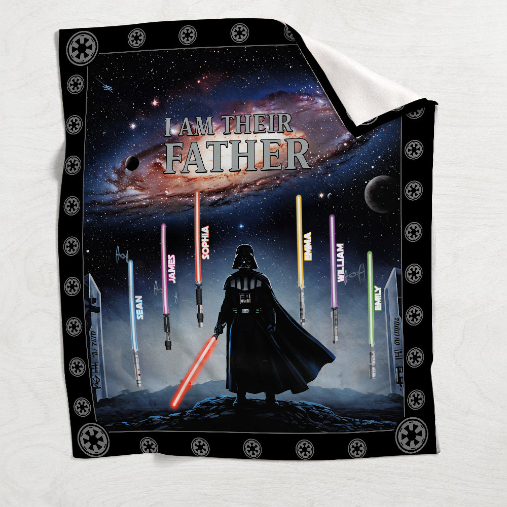 I Am Their Father - Personalized The Force Blanket