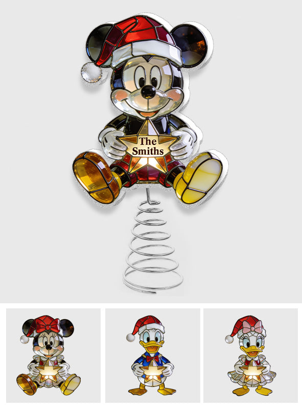 Belive In Magic - Personalized Mouse LED Light Tree Topper