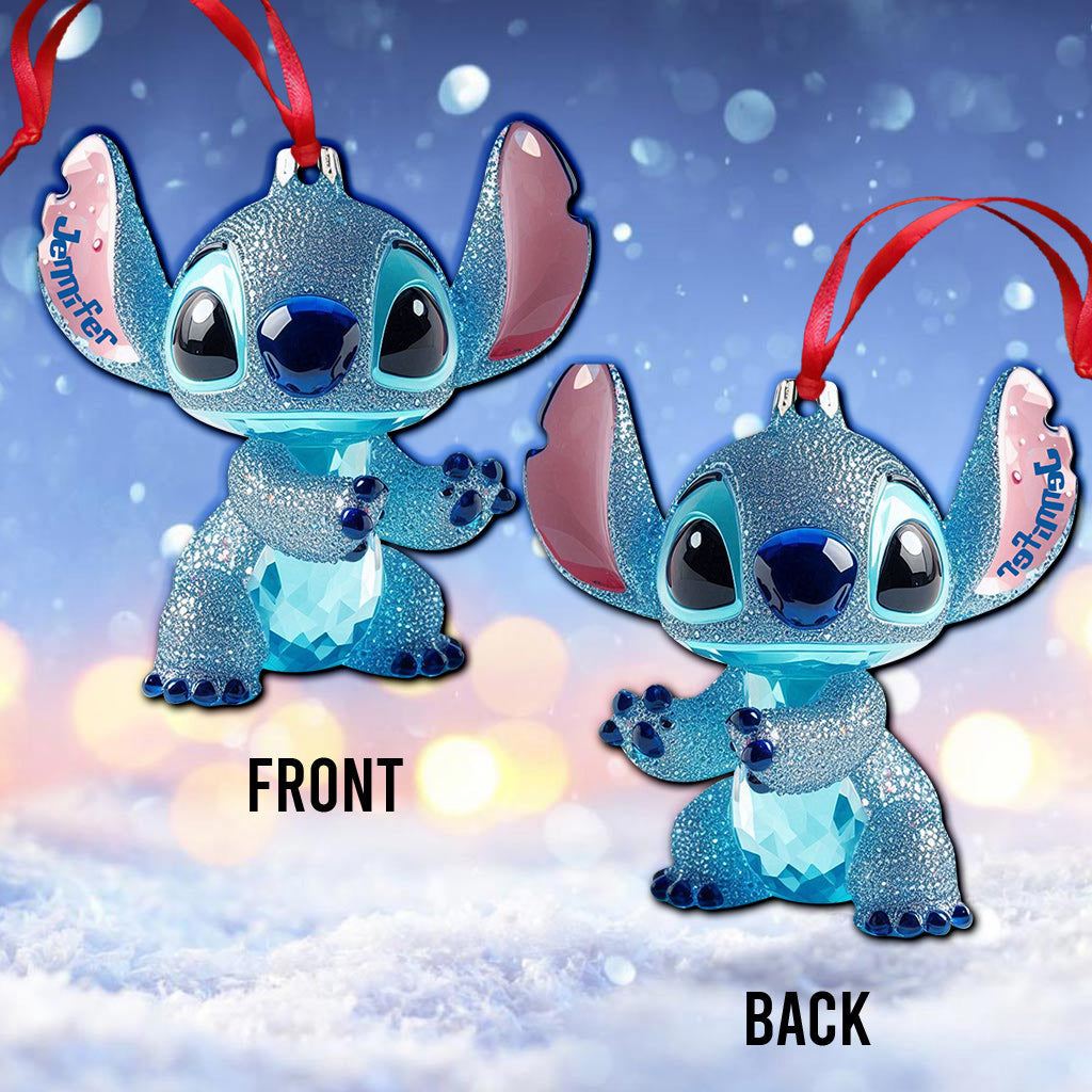 Merry Stitchmas - Personalized Ohana Ornament