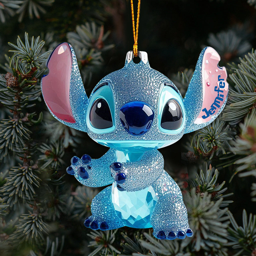 Merry Stitchmas - Personalized Ohana Ornament