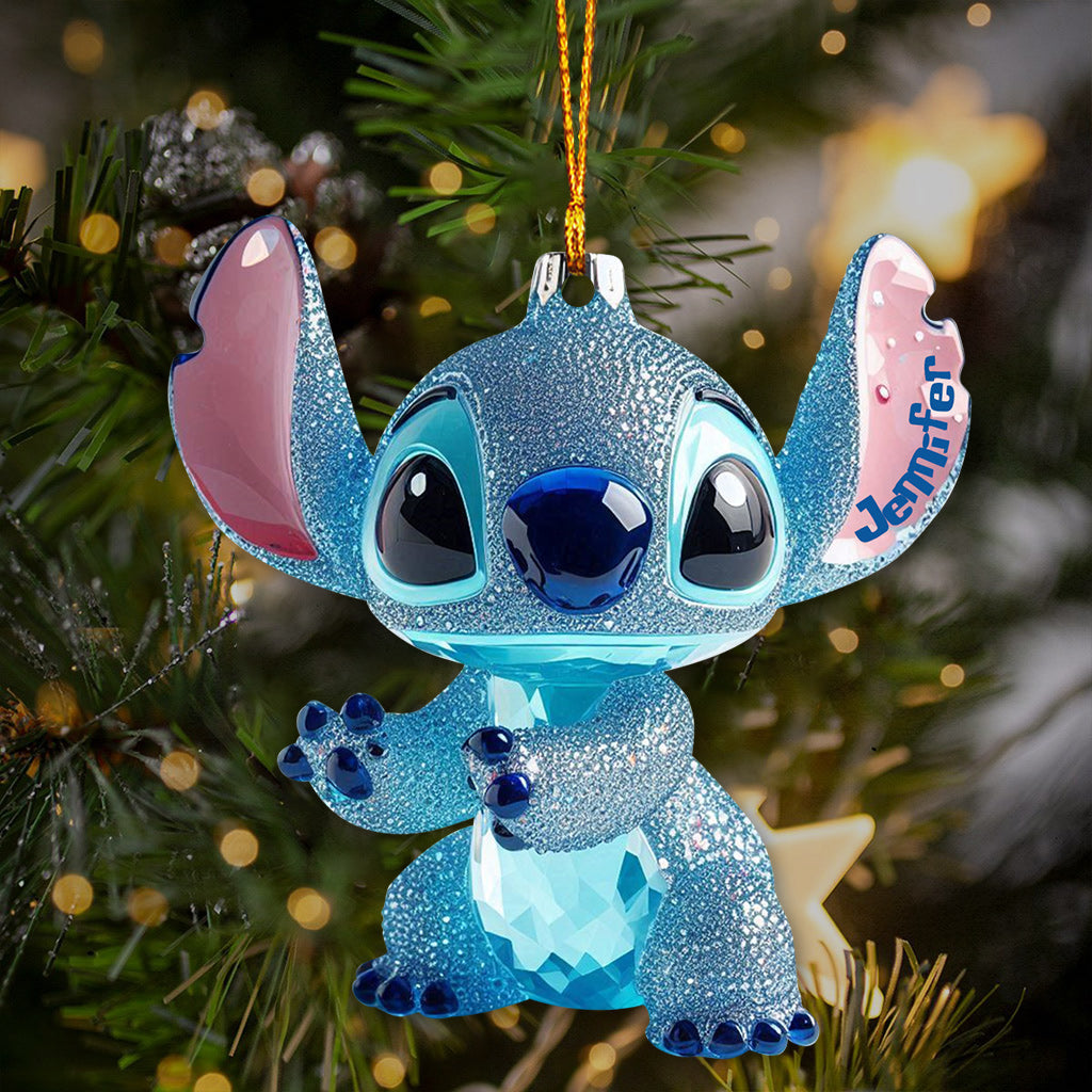 Merry Stitchmas - Personalized Ohana Ornament