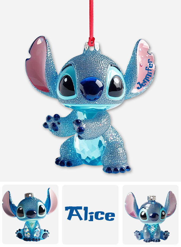 Merry Stitchmas - Personalized Ohana Ornament